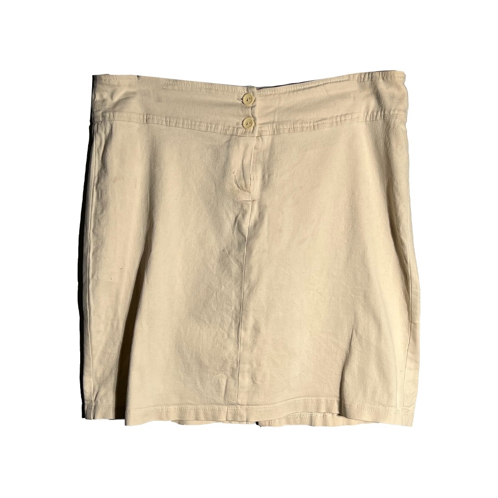 Cream Mini Skirt